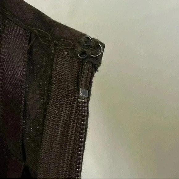 Ann Taylor Loft Petites Midi Dress SP Brown Summer dress - Picture 13 of 16